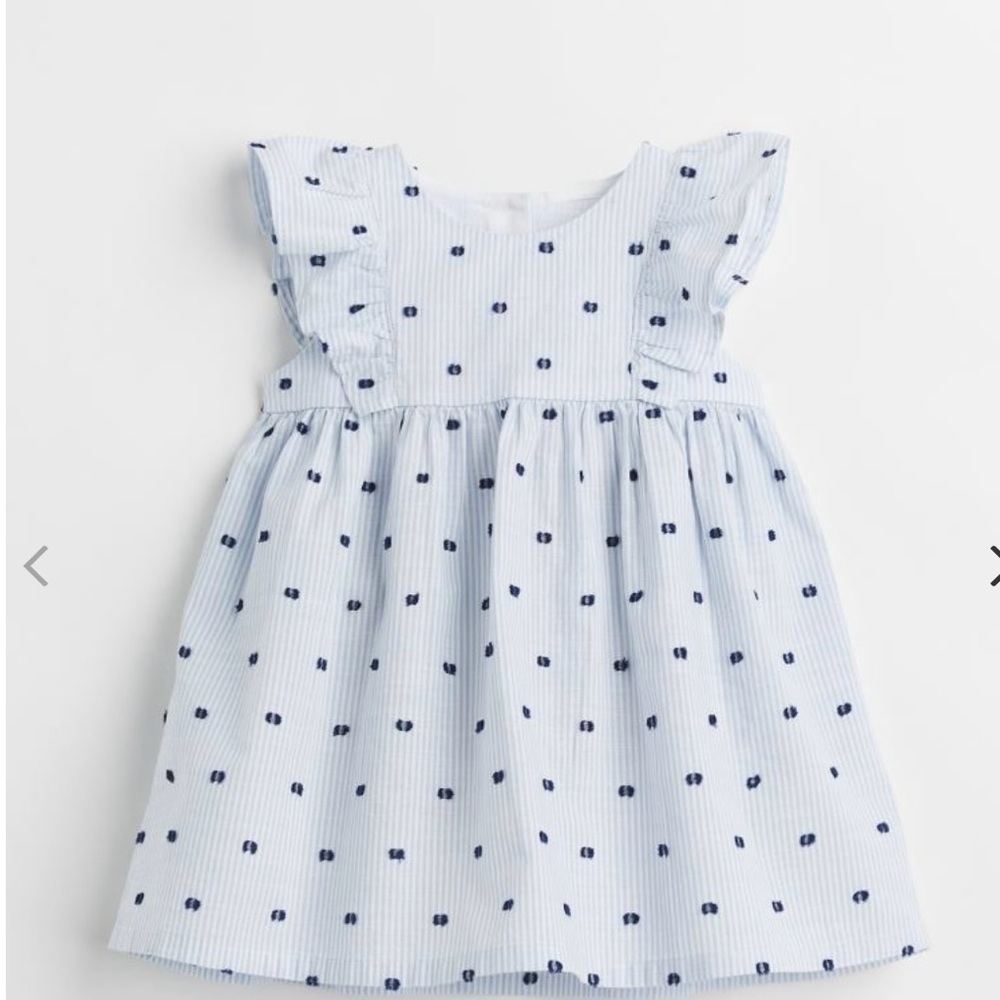 H&M Kids Dress with Navy Dots